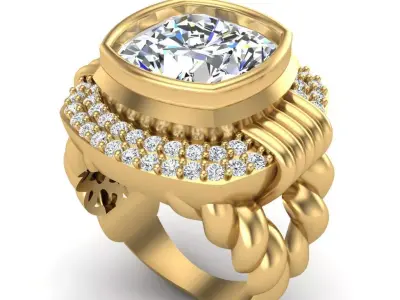 Jewelry ring 371 3D print model
