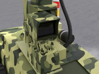 Military Robot 3D model