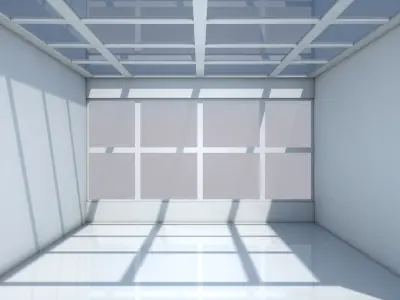 Sci Fi Room Low-poly 3D model