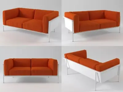 RR03 Sofa 2S 3D model