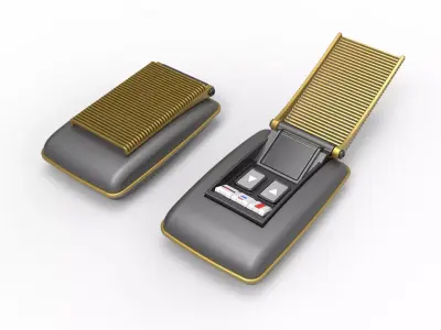 Communicator from the movie Star Trek 5 The Final Frontier 1989 3D print model