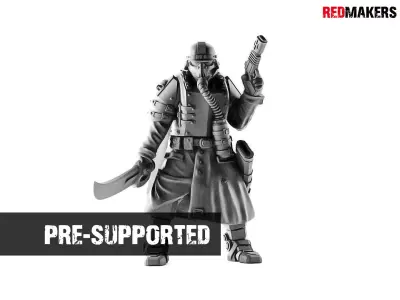 Lieutenant Death squad of Imperial force 3D print model