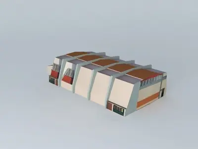 Basketball center 3D model