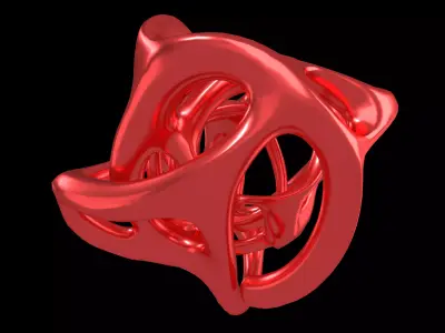 Abstract Shape v40 005 Low-poly 3D model