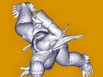 Ken Street Fighter 3D print model