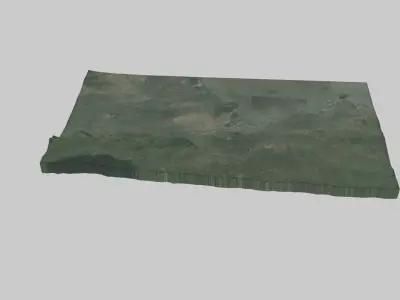 Kisumu City Low-poly 3D model