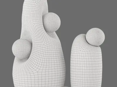 Terra  Rock table lamp 3D model