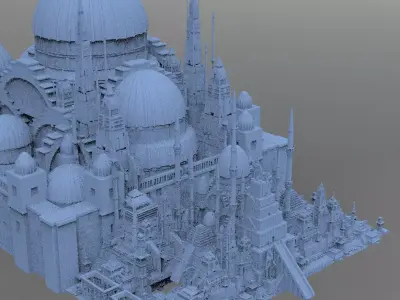 Kingdom of Heaven Palace 3D model