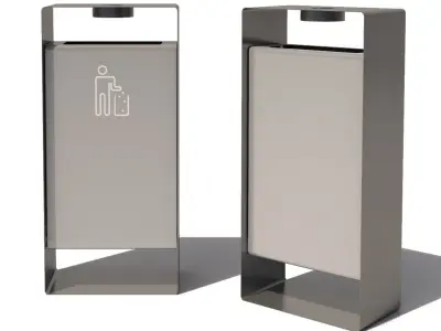 MMCite Radium Trash Can 3D model