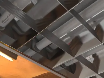 Office ceiling lamp 3D model