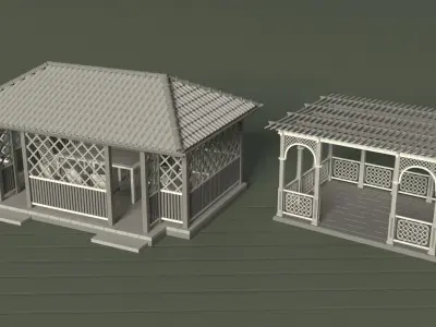 Environment Props - Collection 2 - 101 pieces  3D model