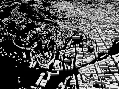 Nice France CITY BUILDINGS 3D model