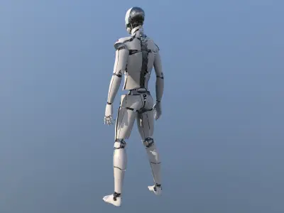 Android Male Low-poly 3D model