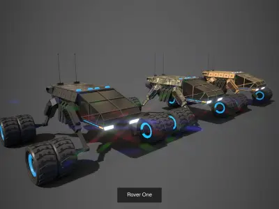 Rover Collection 3D Model Pack