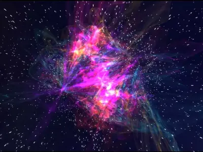 Cotton Candy Nebula 3D model