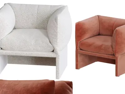 Tulip Lounge Chair 3D model