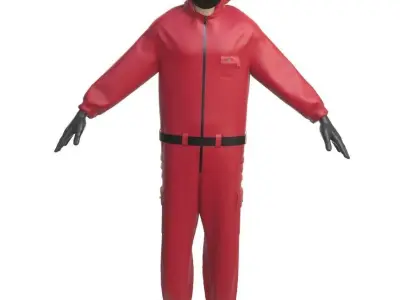 Squid Game Minion Low-poly 3D model