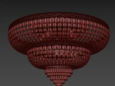  Chandelier Santa E 1 8 80 600 G 3D model