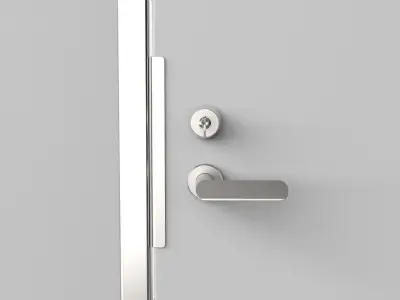 key and key hole 3D model