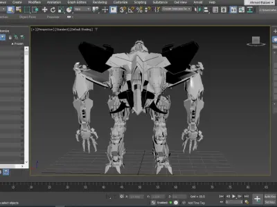 Transformers Starscream High Quality 3Ds Model 3D model