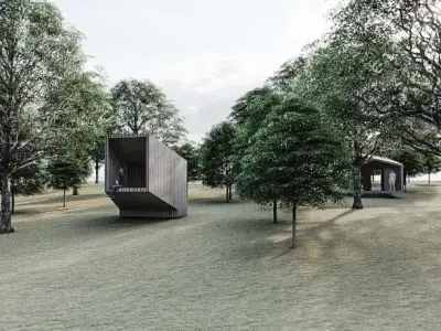 Park Pavilion Shelter pack 3D model