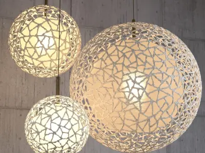 C-U C-ME Pendant Lights 3D model