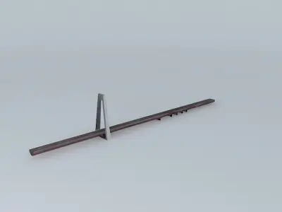 Real bridge Badajoz Free 3D model