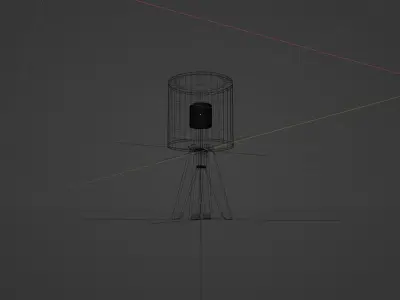 Bedroom Lamp Free 3D model