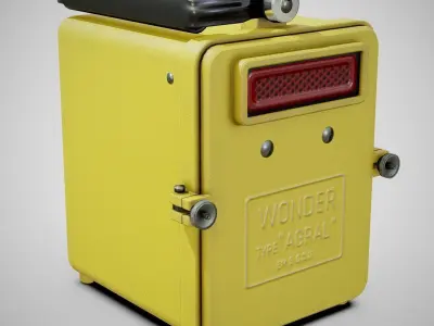 Lamp - Wonder Agral 1950s New Low-poly 3D model