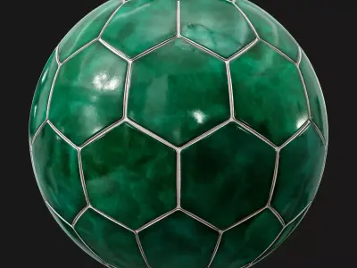 Ceramic Hexagon Tiles 01 PBR Material Texture