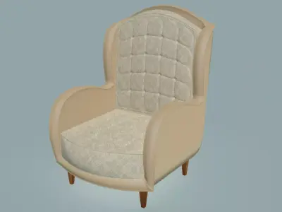 Jazz Club Armchair 3D model
