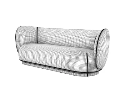Rico 3 Seater 3D model