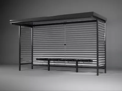 Bus Stop  3D model
