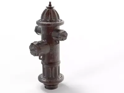 fire hydrant 3D model 12