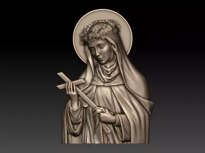 Saint Rosa of Lima 3D print model