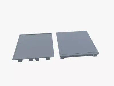 Barrel pallet 3D model