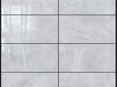 Yurtbay Seramik Alpha Bianco 300x600 Set 4 3D model