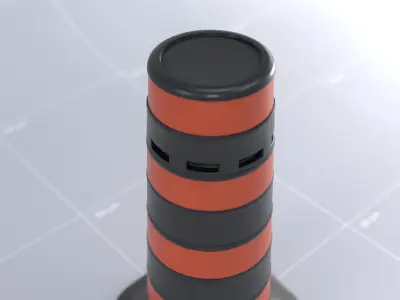 Toronto Safety Barrel 3D model