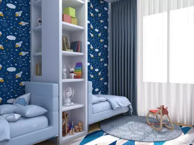kids bedroom 3D model