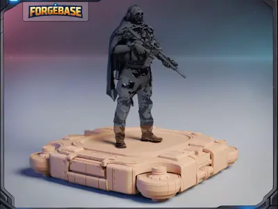 Base SciFi 01 3D print model