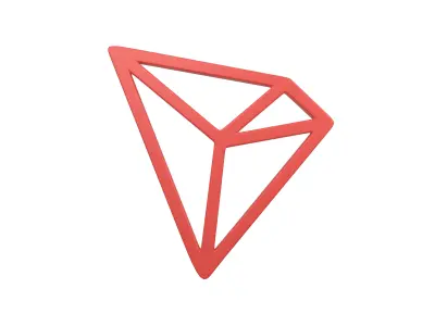 TRON Coin V2 001 Low-poly 3D model