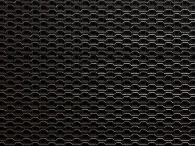 Dirty Black Metal Grill PBR Seamless Texture