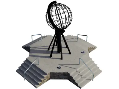 Nordkapp Globe 3D model