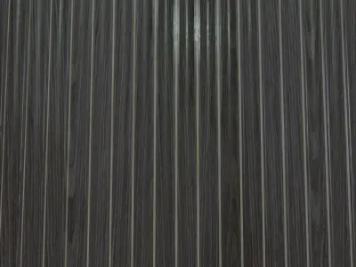 Fluted Wood Architectural Wall Panels 3D model