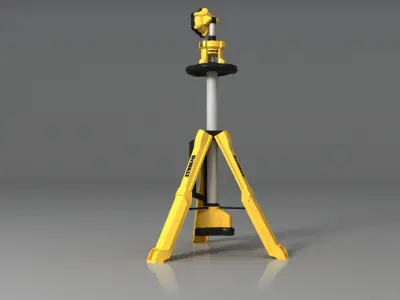 DEWALT 20v Tripod Light DCL079B Low-poly 3D model