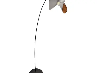 roche bobois mariposa floor lamp arc 3D model