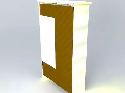 wardrobe light box with letter l Free 3D model