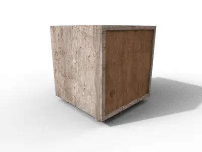 Old Modern Furniture 3D Model Terror Low-poly 3D model buy