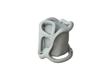 SciFi Shape Object Low Poly 13 Low-poly 3D model