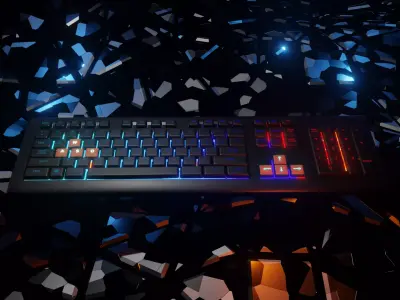 RGB Keyboard 3D model